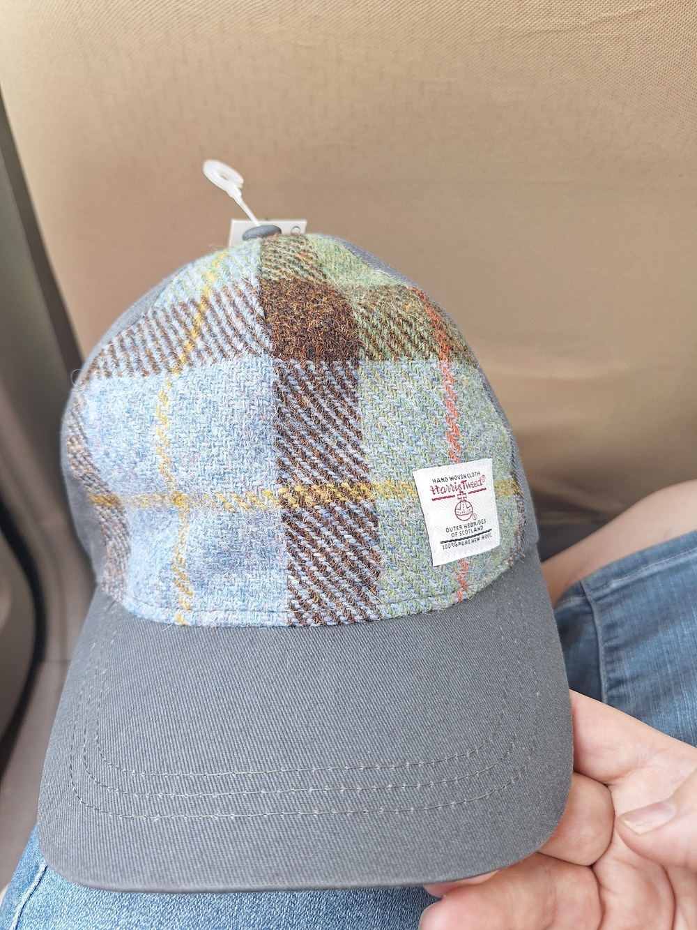 Harris Tweed Multicolor Plaid Baseball Cap - Harris Tweed